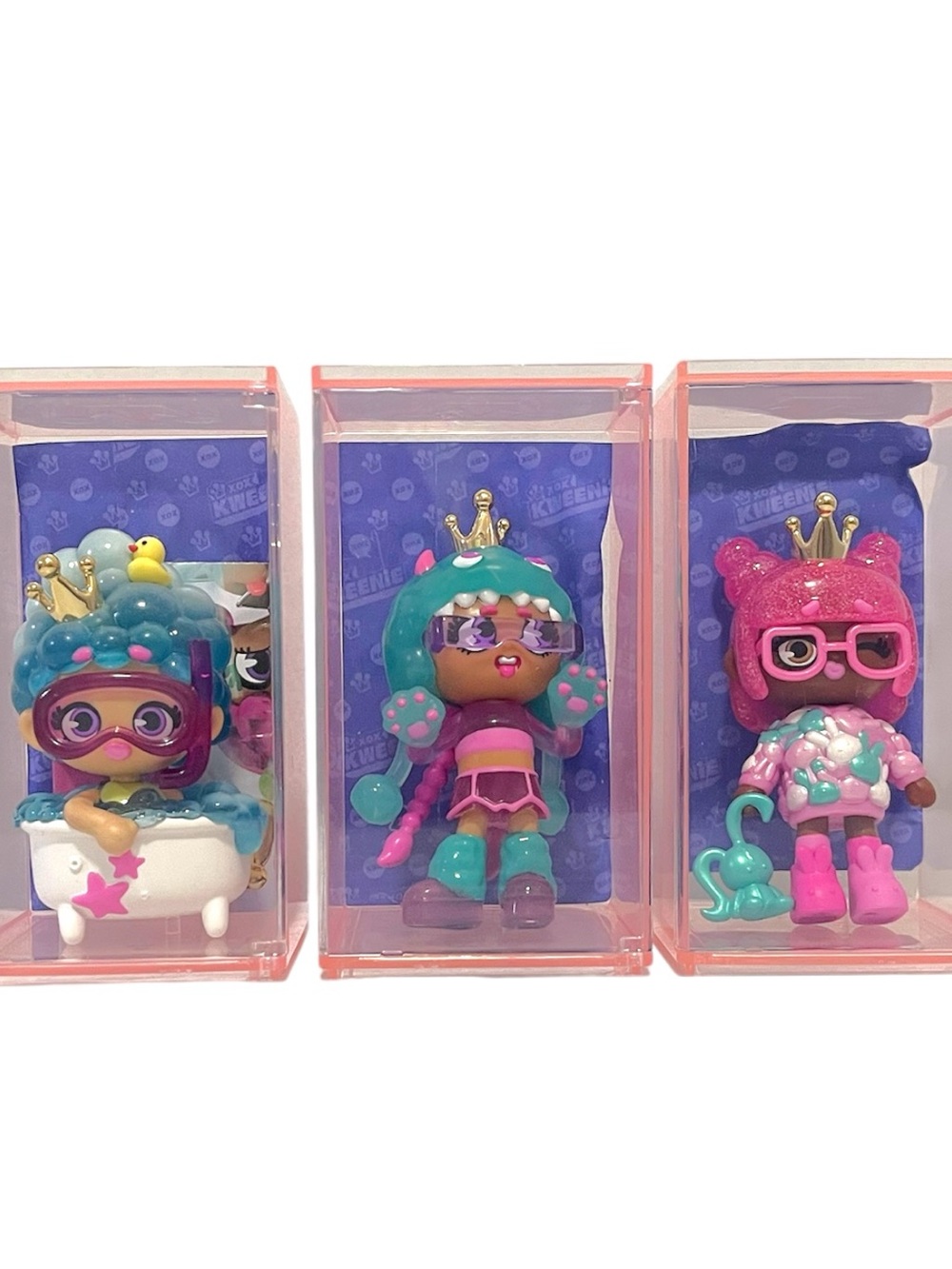 XOX Kweenie Collectible Kids Doll Set - Me Time, Dance Parties, Plushies